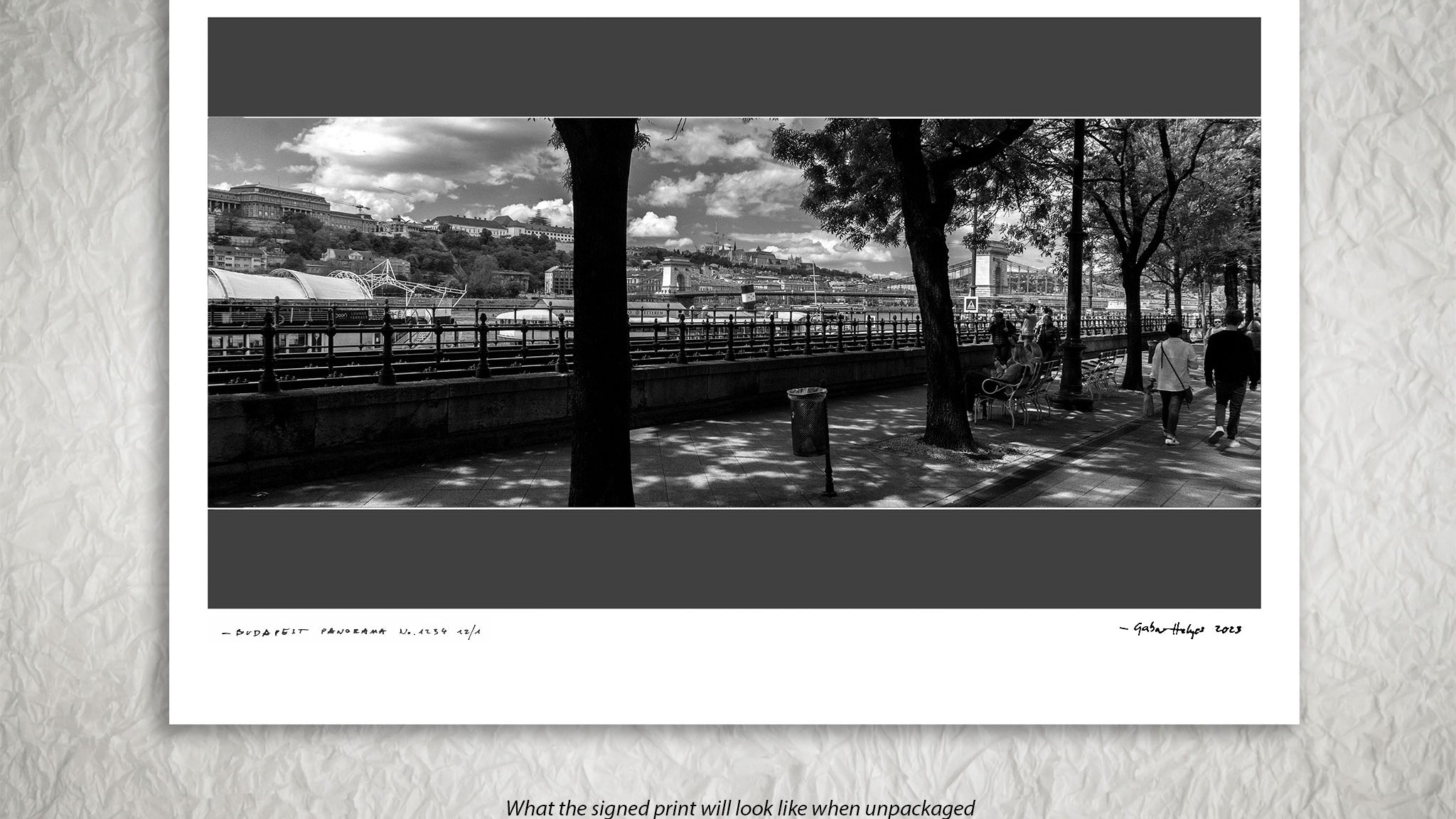 BUDAPEST PANORAMA No.3000BW        "DUNACORSO SPRINGTIME"