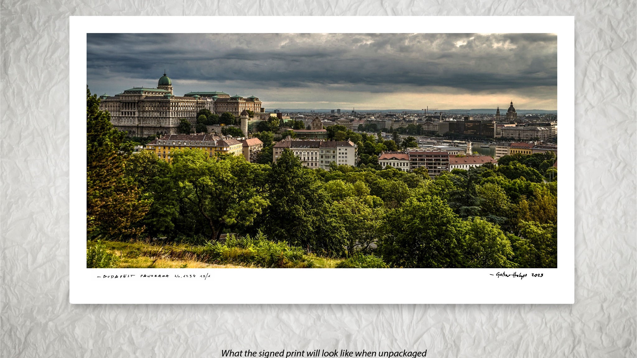 BUDAPEST PANORAMA No.4968CL       "FAIRY TOWN: TABÁN"
