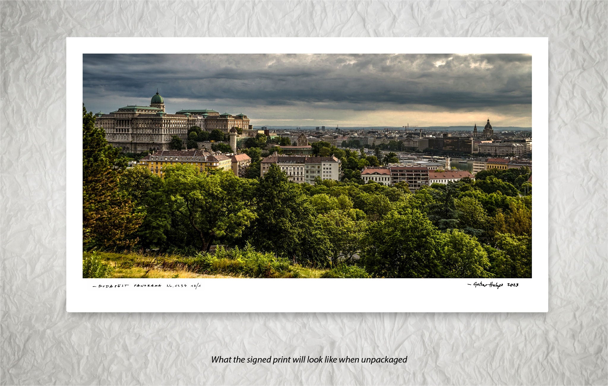 BUDAPEST PANORAMA No.4968CL       "FAIRY TOWN: TABÁN"