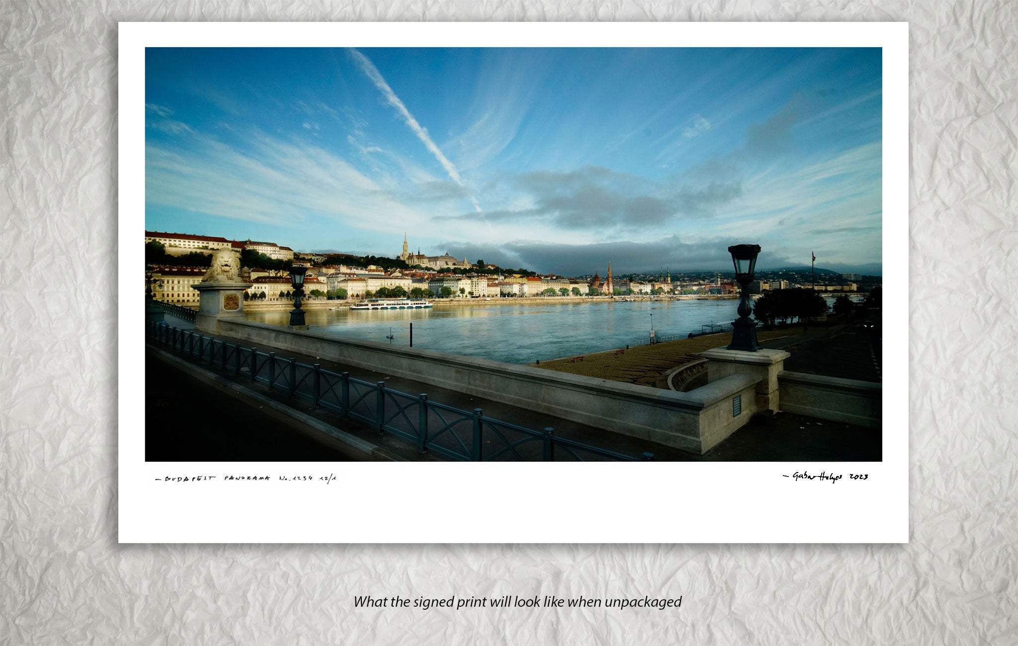 BUDAPEST PANORAMA No.6903CL        "ENTERING THE DRAGON"