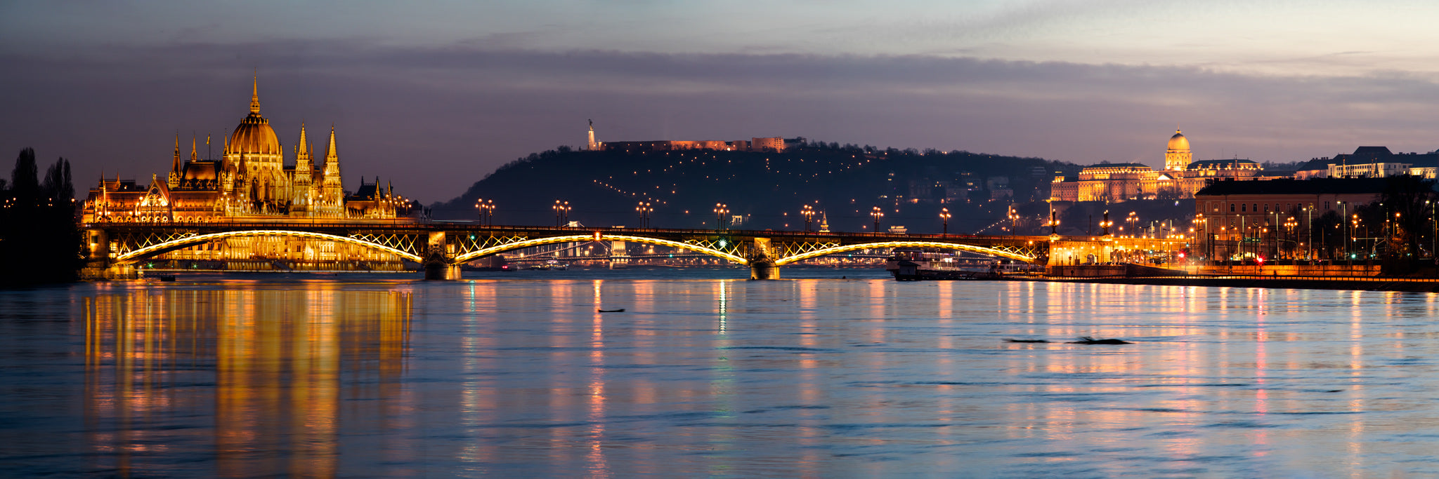 BUDAPEST PANORAMA No.9298CL        "THE NORTHERN GATE"
